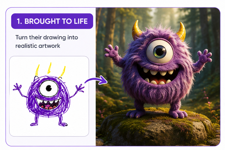 Bring Their Drawing to Life